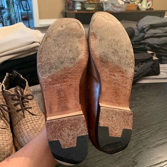 Johnston & Murphy Basket Weave Loafers sz 11 main image 4